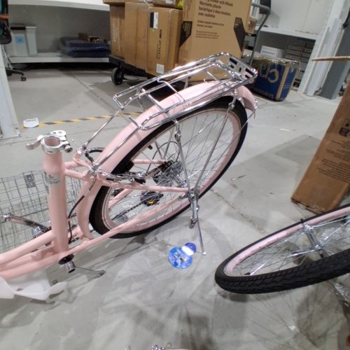 VEVOR 7-SPEED CRUISER BIKE WITH BASKET - PINK (MODEL: SCB722-P) image 10