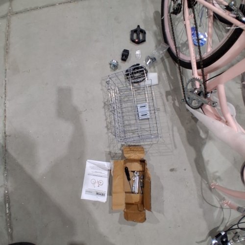 VEVOR 7-SPEED CRUISER BIKE WITH BASKET - PINK (MODEL: SCB722-P) image 11