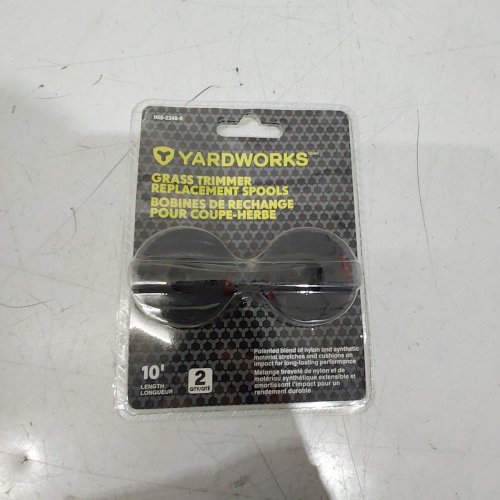2PK YARDWORKS GRASS TRIMMER REPLACEMENT SPOOLS - 10FT (MODEL: 060-2348-8) image 2