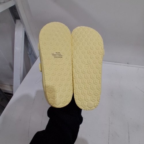 WOMEN'S DOUBLE BUCKLE SANDALS - 5-6 - PALE YELLOW (STYLE: 24MOLLYM26) image 4