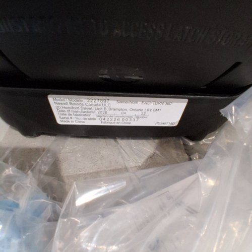 GRACO EASYTURN 360 2-IN-1 CONVERTIBLE CAR SEAT - BLACK/GREY (MODEL: 2227897) image 2