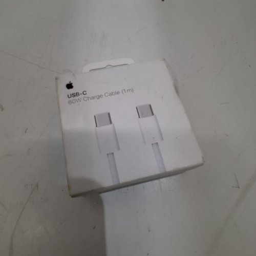 APPLE USB-C TO USB-C CHARGE CABLE, WOVEN - 3.2FT, 240W - WHITE (MODEL: A2795) image 3