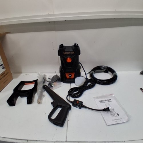 NEXPOW ELECTRIC PRESSURE POWER WASHER - 4000PSI - 2.6 GPM - BLACK/ORANGE - (MODEL: SK101-16) image 3