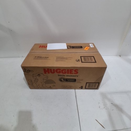 6 (25PK) HUGGIES LITTLE MOVERS DIAPERS - SIZE 4 - WHITE (TOTAL 150) image 2