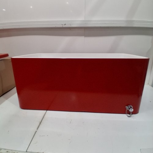 VEVOR ROLLING ICE CHEST HOLDS UP TO 50 BOTTLES - 80QT - RED (MODEL: DR120201) image 2