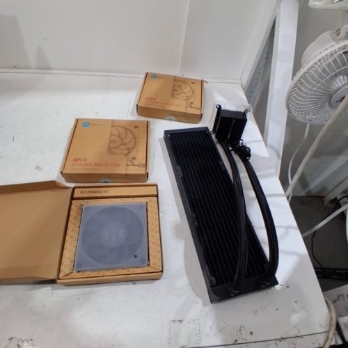 ASUS PROART AIO CPU LIQUID COOLER POWER FANS- 3000 RPM, 360MMM - BLACK (MODEL: PROART LC 360) image 2