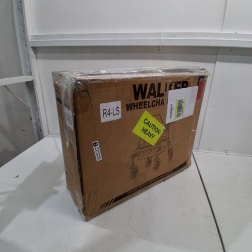 BYTETECPEAK R4 ROLLATOR WALKER WITH BRAKES - BLUE (MODEL: R4-HD) image 4