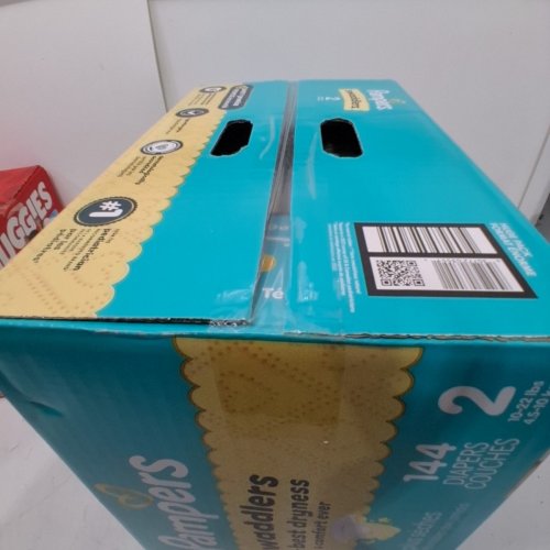 144PK PAMPERS SWADDLERS DISPOSABLE BABY DIAPERS - SIZE 2 (10-22LBS) image 3