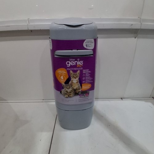 LITTER GENIE PAIL STYLE CAT LITTER WASTE DISPOSAL SYSTEM - 23.7L - GREY - (MODEL: 6665941000399) image 2