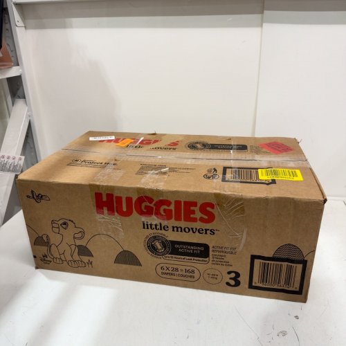 168PK HUGGIES DISNEY LITTLE MOVERS BABY DIAPERS - SIZE 3 - MICKY MOUSE(16-28LBS) image 2