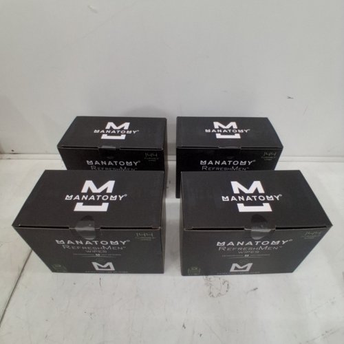 4 (144PK) MEN'S MANATOMY REFRESHMAN WIPES EXTRA THICK BODY WIPES (576 TOTAL) image 2
