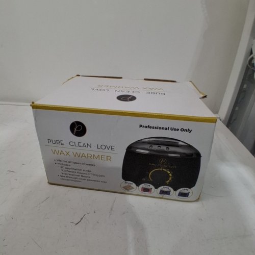 PURE CLEAN LOVE WAX WARMER WITH SCENTED WAX BEADS - BLACK image 4
