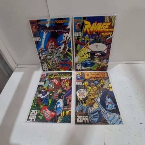 4 ASSTD MARVEL COMIC BOOKS - RAVAGE 2099 #4,#5,#6, DOOM 2099 #4 - VARIOUS AUTHORS image 2