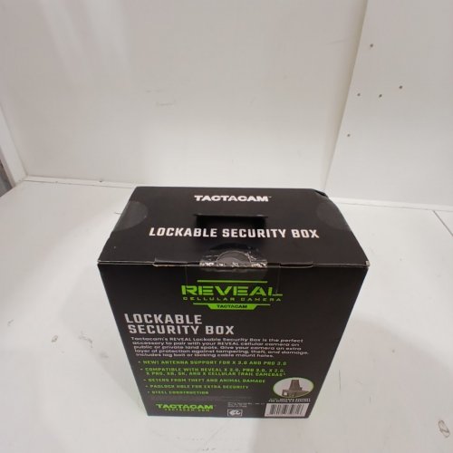 TACTACAM REVEAL SECURITY BOX - TRAIL CAMERA LOCK BOX, ANTI-THEFT & ANIMAL DAMAGE PROTECTION, PADLOCK COMPATIBLE, FITS X, X 2.0, X 3.0, PRO 3.0, ULTRA, XB, X-PRO - (MODEL: RV-SB-V3) image 5