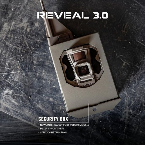 TACTACAM REVEAL SECURITY BOX - TRAIL CAMERA LOCK BOX, ANTI-THEFT & ANIMAL DAMAGE PROTECTION, PADLOCK COMPATIBLE, FITS X, X 2.0, X 3.0, PRO 3.0, ULTRA, XB, X-PRO - (MODEL: RV-SB-V3) image 2