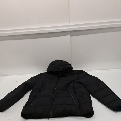 CALVIN KLEIN MENS HOODED STRETCH JACKET - XL - BLACK (MODEL: CM155201) image 2