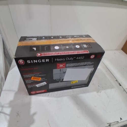 SINGER HEAVY DUTY SEWING MACHINE - GREY (MODEL: 4452) image 8