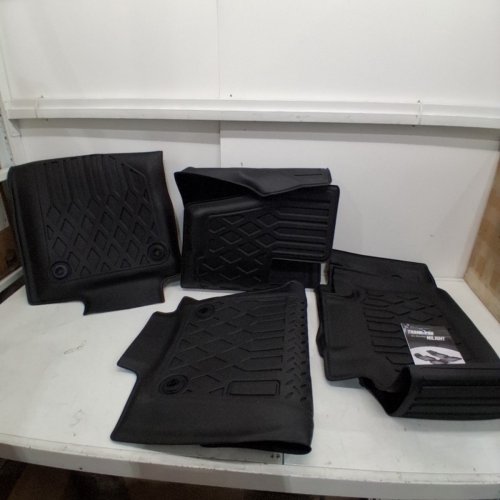 NILIGHT ALL-WEATHER TPE FLOOR MAT SET - FITS 2016 - 2026 DODGE DURANGO - BLACK (MODEL: MAT-1082) image 3