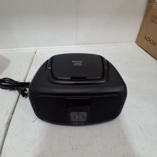 BORNE 4-IN-1 BLUETOOTH CD BOOMBOX WITH AM/FM RADIO - BLACK (MODEL: PRCD685B) image 3