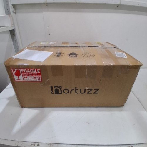 HORTUZZ 3-HEAD HARD WIRED POLE LIGHT FOR OUTSIDE - 17"L X 17"W X 92"H - BLACK image 5