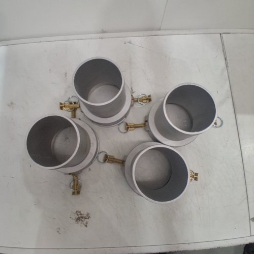 4 DIXON BAYCO ALUMINUM FEMALE-TO-MALE REDUCING CAM AND GROOVE SPOOL ADAPTERS - 5" - TYPE C FEMALE CAMLOCK COUPLER X HOSE SHANK (MODEL: 500-C-AL) image 6