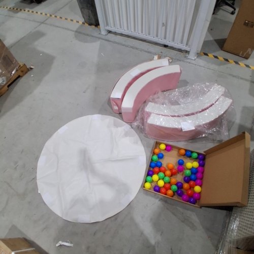 COSTWAY DETACHABLE FOAM BALL PIT - PINK (MODEL: FH10127PI) image 3