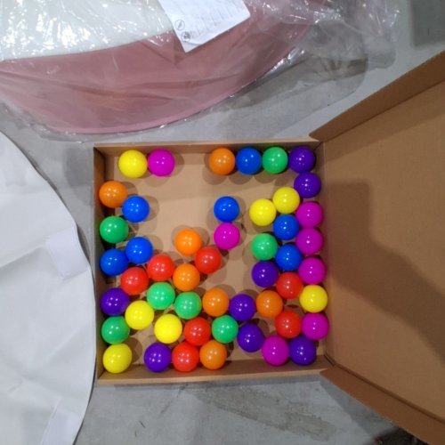 COSTWAY DETACHABLE FOAM BALL PIT - PINK (MODEL: FH10127PI) image 4