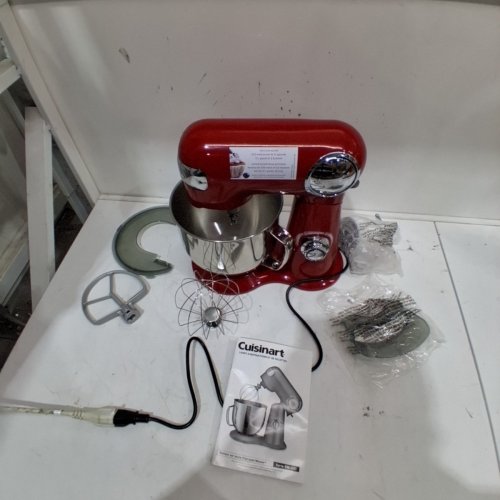 CUISINART PRECISION MASTER TILT-HEAD STAND MIXER - 5.5QT. BOWL - RED (MODEL#: SM-50C) image 3