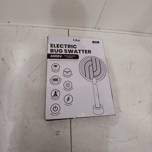 LIBA ELECTRIC FLY SWATTER RACKET RECHARGEABLE BUG ZAPPER - 4000V image 2