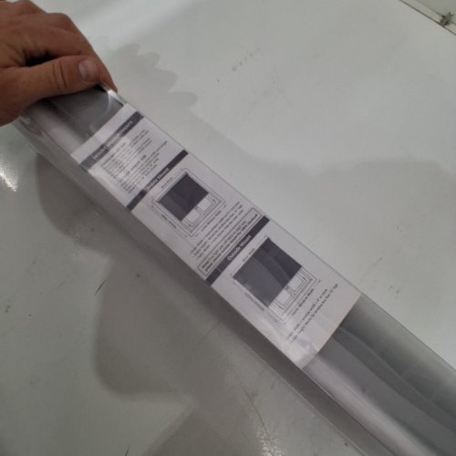AOSKY CORDLESS ROLLER SHADES BLACKOUT BLIND - 58" X 72" - GREY image 3