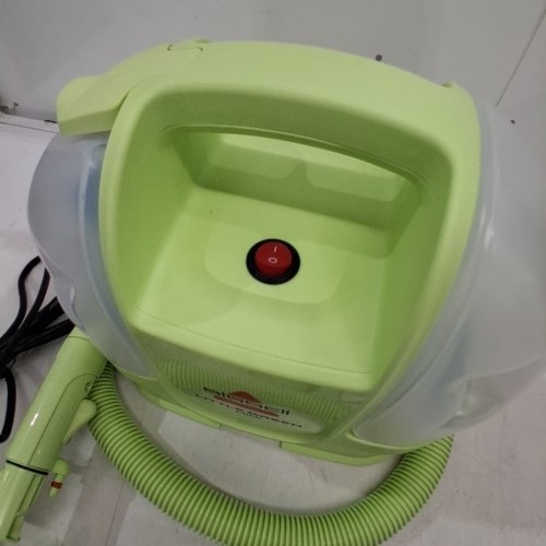 BISSELL LITTLE GREEN MINI CORDED PORTABLE CARPET AND UPHOLSTERY DEEP CLEANER WITH SELF-CLEANING TOUGH STAIN TOOL, HYDRORINSE TOOL AND A 8OZ LITTLE GREEN FORMULA, 4075B image 2