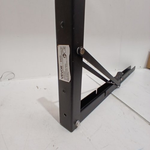 2PK FOLDABLE SHELF BRACKETS - 24.1" X 10" 300LB MAX - BLACK (MODEL: SJ3) image 3