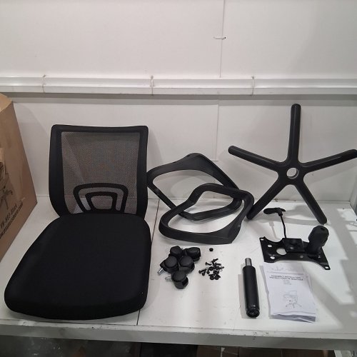 PAYLESSHERE MESH BACK OFFICE CHAIR - BLACK (MODEL: VN-H03-BLACK) image 2