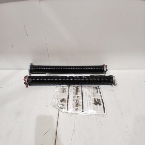 2PC VEVOR UNIVERSAL GARAGE DOOR TORSION SPRINGS - 0.207" X 2" X 22" - BLACK (MODEL: GZ-22) image 2