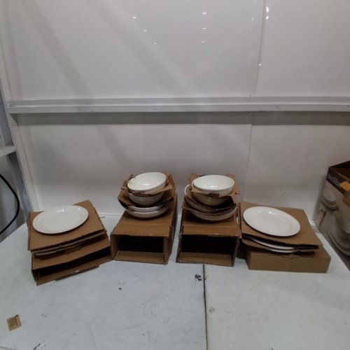 16PC OVER&BACK DINNERWARE SET -ASSORTED SIZE - IVORY (MODEL: 1901777) image 2