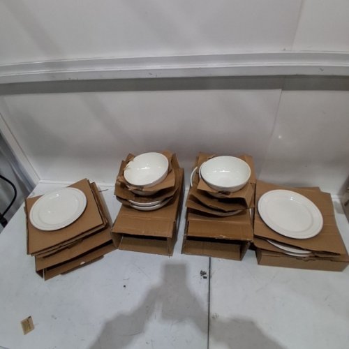 16PC OVER&BACK DINNERWARE SET -ASSORTED SIZE - IVORY (MODEL: 1901777) image 3