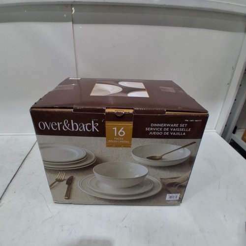 16PC OVER&BACK DINNERWARE SET -ASSORTED SIZE - IVORY (MODEL: 1901777) image 4