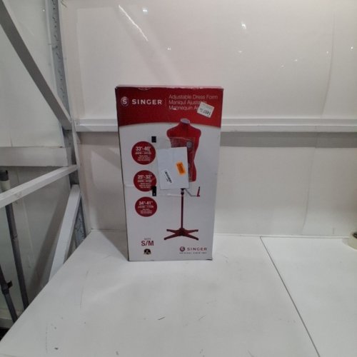 SINGER ADJUSTABLE DRESS FORM MANNEQUIN - S/M - RED image 4