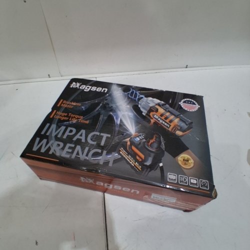 MAGSEN 1/2" CORDLESS BRUSHLESS HIGH TORQUE IMPACT WRENCH WITH BATTERIES - 21 V - ORANGE image 5