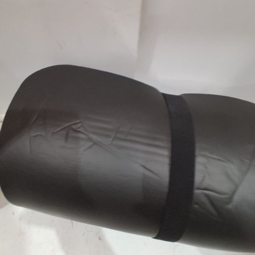 2PC CAP BARBELL HIGH DENSITY EXERCISE YOGA MAT WITH KNEE PAD - 1/2" THICK - BLACK (MODEL : MTIS-6523-12BK-K) image 3