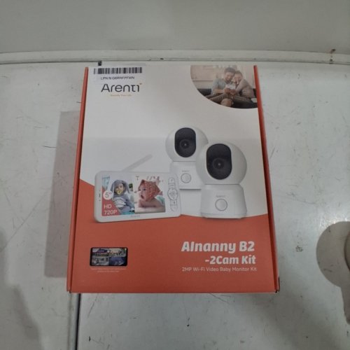 ARENTI AINANNY B2 VIDEO BABY MONITOR 2MP CAMERA KIT WITH 2-WAY TALK, 360° VIEW, NIGHT VISION, & 5" MONITOR SCREEN - WORKS OVER 2.4G WI-FI ONLY - WHITE (MODEL: MS241205007) image 4