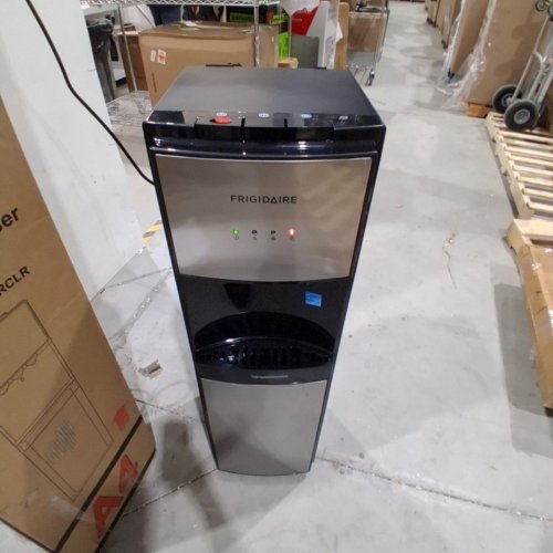 FRIGIDAIRE HOT AND COLD WATER DISPENSER - 5 GAL - STAINLESS SILVER/BLACK (MODEL: EFWC505) image 4