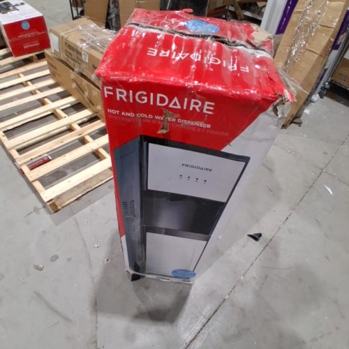 FRIGIDAIRE HOT AND COLD WATER DISPENSER - 5 GAL - STAINLESS SILVER/BLACK (MODEL: EFWC505) image 6