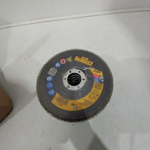 10PK DEWALT ZIRCONIA FLAP DISC - 5" X 7/8" - 80 GRIT (MODEL: DW8318) image 4