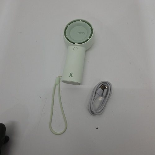JISULIFE LIFE5 PLUS PORTABLE RECHARGEABLE HANDHELD TURBO FAN WITH 5-SPEEDS - 4000MAH - MINT GREEN (MODEL: FA43) image 3