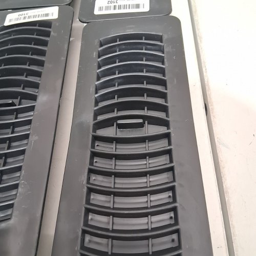 6 STREAMWAY PLASTIC FLOOR REGISTER - 3" X 10" - BLACK (MODEL: 110703) image 6