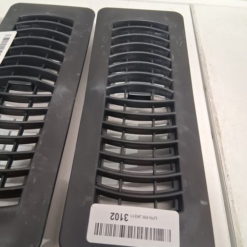 6 STREAMWAY PLASTIC FLOOR REGISTER - 3" X 10" - BLACK (MODEL: 110703) image 7