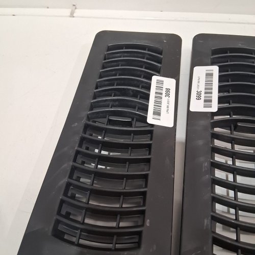 6 STREAMWAY PLASTIC FLOOR REGISTER - 3" X 10" - BLACK (MODEL: 110703) image 9