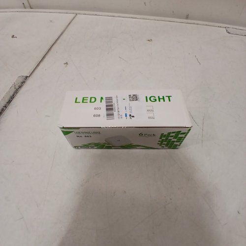 6PK PLUG IN LED DUSK TO DAWN NIGHT LIGHTS - 0.5W - WHITE - (MODEL: 603) image 2