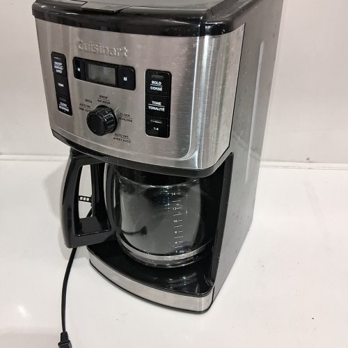 CUISINART 14 CUP PROGRAMMABLE COFFEE MAKER - 14 CUP WITH GLASS CARAFE - BLACK/SILVER (MODEL: CBC-6800PCC) image 4